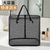 Bolsa de Almacenamiento de Malla Portátil Gran Capacidad Bolsa de Playa Transpirable Hueca Bolsa de Red para Compras Canasta de Almacenamiento para Natación