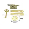 Caja de madera accesorios de ferretería cerradura invisible cerradura oculta de cinco piezas caja de joyería caja de madera caja de regalo cerradura