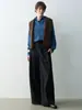 Pantalones Minimalistas de Pierna Ancha, Corte Holgado Tridimensional, Pantalones Versátiles, Casuales Nuevos Pantalones de Mujer Primavera/Verano 2026 1268 Cuatro Yuan