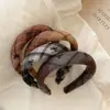 Diadema de Peluche con Lazo para Otoño e Invierno, Tocado Francés Retro de Gama Alta, Pinza Antideslizante para el Cabello de la Parte Alta de la Cabeza para Mujeres