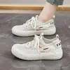Zapatos Deportivos Nuevos de Verano para Correr, Amortiguación Ligera, Casual, Suela Suave, Transpirables, Antideslizantes, Malla Hueca, Zapatos de Mujer, Zapatos de Malla para Mujer