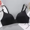 Ropa interior push-up sin costuras estilo japonés ligera para mujer, sujetador inalámbrico transpirable, sujetador para chica estudiante, 12 colores
