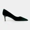 Fábrica de Origem Personalizadas Transfronteiriças Sapatos de Salto Alto Bico Fino para Mulheres com Salto Fino, Adequados para Cheongsam, Sapatos de Casamento de Tira Única