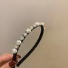 Horquilla de lujo ligera y de alta gama con lazo de perla francesa, accesorio para el cabello de celebridades de Internet, estilo 2025, combina con todo para mujeres.