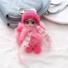 Nuevas muñecas de dormir de moda, lindos colgantes para llavero, accesorios para bolsos de pareja, regalos al por mayor para puestos callejeros y máquinas de garra