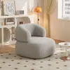 Silla individual moderna de estilo italiano, juego de sofá y silla para salón de belleza, cafetería, recepción y ocio, una mesa y dos sillas