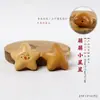 Sândalo Verde Escultura Desenho Animado Pintado Fofo e Divertido Acessório Decorativo Artesanal DIY Pingente de Colar Pingente de Chaveiro Pingente de Bolsa