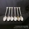 Cuchara de Café de Lujo Ligero Cuchara Pequeña de Celebridad de Internet Juego de Cucharas Creativas para Postre Tenedor de Frutas Cuchara Cisne Vajilla Decoración del Hogar
