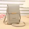Bolsa de Celular com Tela Sensível ao Toque para Mulheres, Bolsa Transversal Pequena Popular de 2025 para Levar um Celular, Carteira da Moda, Estilo Vertical