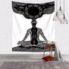 Tapiz Mandala Escandinavo Fondo de Yoga Tela de Pared Renovación de Dormitorio Sala de Estar Paño Colgante Decorativo Toalla de Playa para Exterior Manta para Sentarse