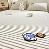 Protector de colchón de algodón lavable bordado específico para dormitorio, pieza única 90x190, funda de colchón individual pura de algodón para estudiante