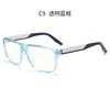 Armazón para Gafas Antiluz Azul Hoja de Acero TR90 Nuevo Moda Gafas Deportivas Armazón Cuadrado Armazón para Gafas de Miopía al por Mayor