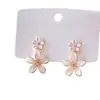 Novos Brincos de Flor Primavera e Verão, Brincos Doces de Nicho de Alta Qualidade, Design Personalizado, Brincos Pequenos Frescos para Mulheres Atacado