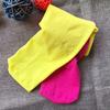 Primavera y otoño Pantimedias de terciopelo de combinación de colores para niñas coreanas, leggings bicolores para niños, calcetines AB color caramelo al por mayor