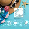 Plantilla de Pintura Hueca para Niños de Vida Marina de Amazon Transfronteriza Ilustración Plantilla de Spray de Enseñanza Molde de Impresión