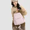 Mochila de Cor Sólida, Leve, Simples, Grande Capacidade, Sensação de Luxo, Casual, Unissex, Mochila de Viagem da Moda