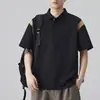 Ropa para Hombre Xintang 2026 Verano Nueva Camisa Polo para Hombre con Cuello de Solapa, Manga Corta, Delgado, Marca de Moda, Camisa Polo de Manga Tres Cuartos