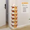 Zapatero Simple, Multicapa, para el Hogar, Pequeño, Tridimensional, para Zapatos de Niños, Entrada, Armario para Zapatos de Dormitorio, Multifuncional, Triangular, de Esquina