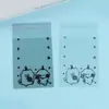Estilo Ins Desenho Animado Fofo Saco de Embalagem Impresso em OPP Saco Autoadesivo para Argila e Saco para Argila Capaz Saco Transparente Autovedante