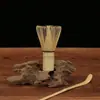 Batidor de té de bambú estilo japonés, Herramienta mezcladora para ceremonia del té de Matcha, Accesorios para té, Artesanía de bambú