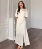 Vestido Francés de Verano 2025 Europeo y Americano, Nuevo Diseño Estilo Hada, Vestido Largo Francés Adelgazante y Elegante