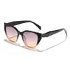 Gafas de Sol para Mujer, Montura Estrecha, Gama Alta, Nuevas Gafas de Sol Marrones Retro 2025 para Hombre, Moda Marrón de Celebridad de Internet