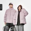 Nueva Chaqueta Gruesa de Algodón para Pareja Otoño e Invierno con Cuello Alto, Abrigo de Algodón Casual Versátil, Ropa de Abrigo de Marca de Moda para Estudiantes