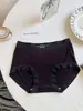 Pantaletas Estampadas Patchwork Estilo Nuevo para Mujer 10A, Tiro Medio, Entrepierna Antibacteriana de Seda, Cómodas, Amigables con la Piel, Bragas de Alta Elasticidad