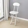 Cadeira dobrável, cadeira de jantar para casa, cadeira simples, cadeira de lazer com encosto, banqueta de dormitório, cadeira de varanda, banqueta redonda portátil para adultos