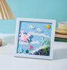 Pegamento crema para pintura de escena 3D para niños, pintura hecha a mano DIY, pintura oceánica, pintura de escena de micropaísaje, paquete de materiales de juguete educativo