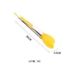 Pinza para alimentos de acero inoxidable y nailon Pinza para pan Pinza para buffet BBQ Barbacoa Pinza para alimentos Utensilios de cocina para hornear al por mayor