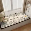 Esterilla para Mirador, Universal para Todas las Estaciones, Lujo Ligero, Gama Alta, Resistente a Manchas, Fácil Cuidado, Esterilla Antideslizante, Alfombra de Terciopelo de Cristal Fresca y Recortable