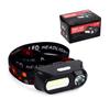 Linterna frontal de carga con interfaz USB multifuncional COB, linterna frontal de emergencia para exteriores, iluminación impermeable, luz fuerte, luz de pesca