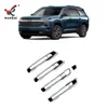 Adequado para Chevrolet 24 Traverse Maçaneta de Porta Modificada Moldura Brilhante Decorativa Maçaneta Externa Acabamento Especial