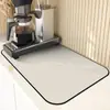 Alfombrilla Absorbente de Drenaje para Encimera de Cocina, Cojín Secador a Prueba de Salpicaduras para Escritorio de Lavado, Alfombrilla para Tazas de Agua, Alfombrilla de Aislamiento Térmico sin Lavado, Alfombrilla de Color Sólido