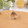 Mini Forma de Bolo de Abacaxi, Forma para Doces de Uma Mordida, Forma de Biscoito de Liga de Alumínio, Anel de Mousse para Assar Oval Quadrado em Formato de Coração