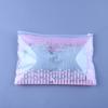 Bolsa de plástico pe esmerilada con cremallera, calcetines, ropa interior, bolsa de plástico pe autosellable, bolsa de embalaje para ropa interior, venta al por mayor