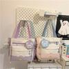Lindo Bolso Cruzado de Gatito Bolso de Mano para Niña con Bolso para Estudiante de Secundaria Superior Femenina Bolso de Hombro de Gran Capacidad