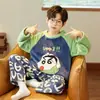 Pijama infantil, coleção outono e inverno, forrado com fleece e espessado, fleece de coral, flanela para meninas e bebês, conjunto de loungewear infantil de inverno