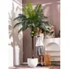 Grande Palmeira Areca Simulada Planta Tropical Coqueiro Planta Verde Biônica de Interior Árvore Falsa Atmosfera Paisagismo Ornamentos em Vaso