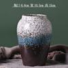 Vaso de cerâmica Retro Pote grosso simples moderno novo estilo europeu chinês sala de estar flor falsa arranjo de flores hidropônicas decoração transfronteiriça