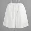 Shorts de Renda Patchwork Transfronteiriço Estilo Europeu e Americano Férias de Verão 2026 Shorts de Renda Brancos Puros com Cintura Elástica