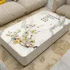 Tapete de Mesa Transparente Dopamine Vidrio Suave de PVC Impermeable, Resistente al Aceite, Anti-quemaduras, Mantel sin Lavado Dibujos Animados Mesa de Café Mesa de Comedor Tapete