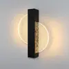 Lámpara de Pared Acrílica de Lujo Ligero Sala de Estar Nórdica Pared de Fondo de TV Dormitorio Mesita de Noche Creativa Cálida Pasillo
