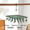 Secador de Roupas Íntimas de Liga de Alumínio e Aço Inoxidável com Múltiplos Pregadores para Secar Meias, Multifuncional para Varanda de Casa e Secagem de Bebê
