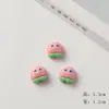 Acessórios de resina coloridos sólidos de frutas atacado pacote de material DIY feito à mão corda de cabelo acessórios de cabelo adesivos