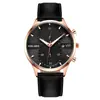 Comercio Exterior Modelo Popular Procesamiento y Personalización Venta Caliente Moda Europea y Americana Calendario Reloj de Hombre Vip Correa de Reloj para Hombre Reloj de Cuarzo