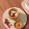 Olla de Cerámica para Estofado con Tapa para Uso Doméstico, Olla de Cerámica Estilo Chino para Conservar la Salud, Taza para Estofado de Ginseng, Taza para Postre de Hotel