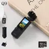 Câmera Esportiva Portátil para Exterior Q8 com Autofoco, Gravação de Conferência, Câmera de Bolso Portátil, Câmera de Bolso com Gimbal