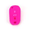 Aplicable a Peugeot 3008 Funda de Silicona para Llave Plegable 3 Llaves Universal Cubierta Antigolpes Cubierta Protectora Antirrobo para Llave de Coche